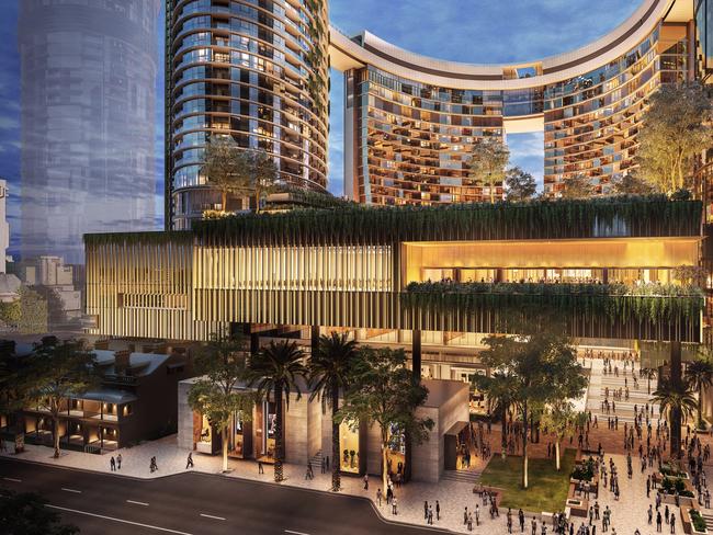 The Star Brisbane. The Star Brisbane will open on Thursday 29 August – the first major unveiling as part of the multi-phased $3.6B Queen’s Wharf Brisbane precinct. Picture: Supplied