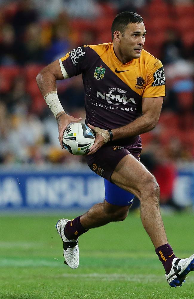 Justin Hodges became a Broncos legend. Picture: Peter Wallis