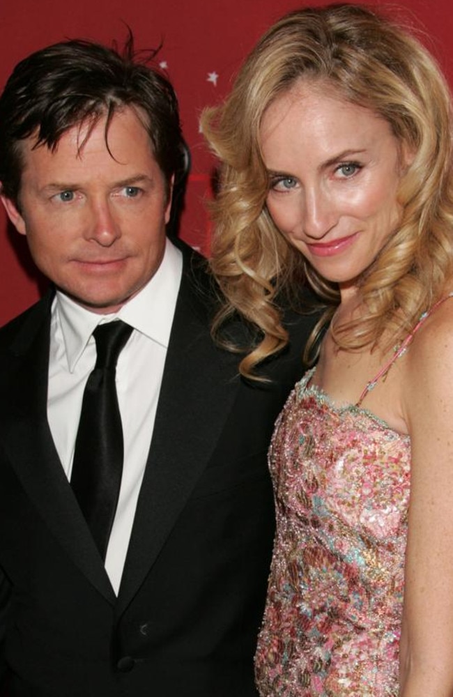 Michael J. Fox and wife Tracy Pollan in 2007. Picture: Peter Kramer/Getty Images