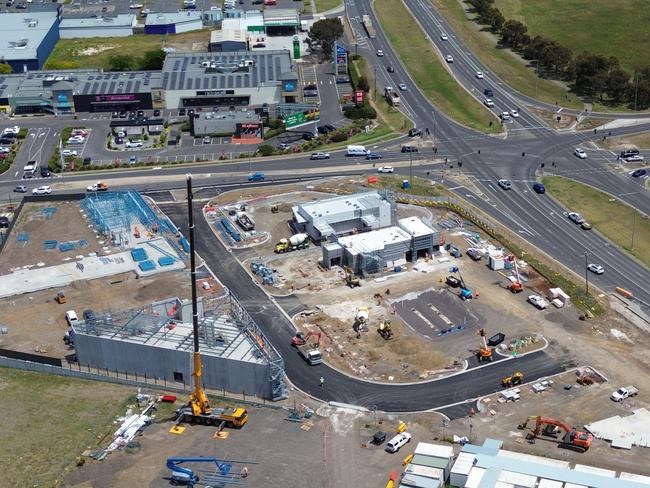 Grovedale Village precinct being built at  179-193 Colac Rd, Grovedale.