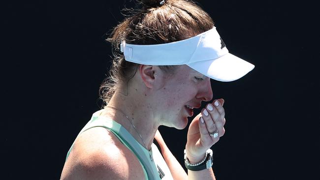 Svitolina said retiring was even more disappointing because she was in good form. Picture: Martin Keep / AFP