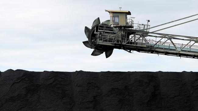 A stockpile of coal at Eraring Power Station. Picture: Brendon Thorne/Bloomberg via Getty Images