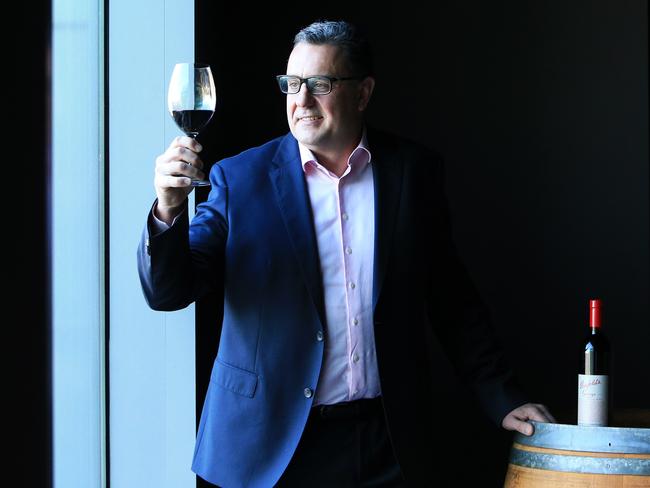 3/08/20 Treasury Wine Estates CEO Tim Ford ahead of the the annual release of the Penfolds vintage. Aaron Francis/The Australian