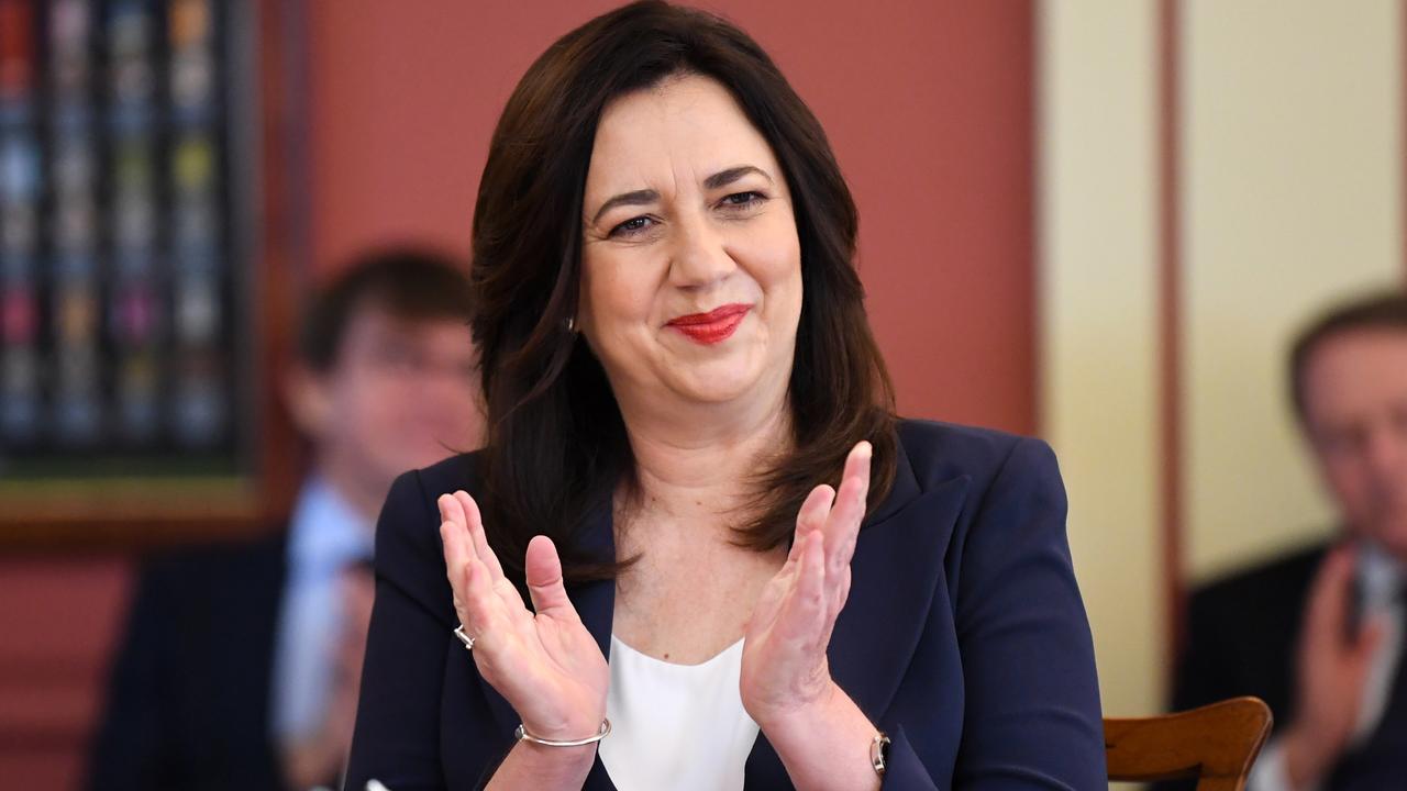 The freshly re-elected Queensland Premier faces a spiteful National Cabinet meeting on Friday. Picture: NCA NewsWire / Dan Peled