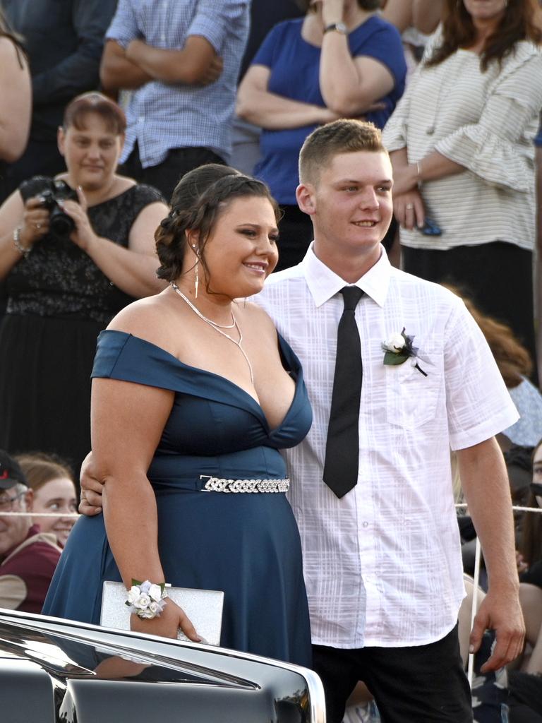 Toowoomba Christian College year 12 formal at Highfileds Cultural Centre. Kim Sternberg and Zac Bauer.