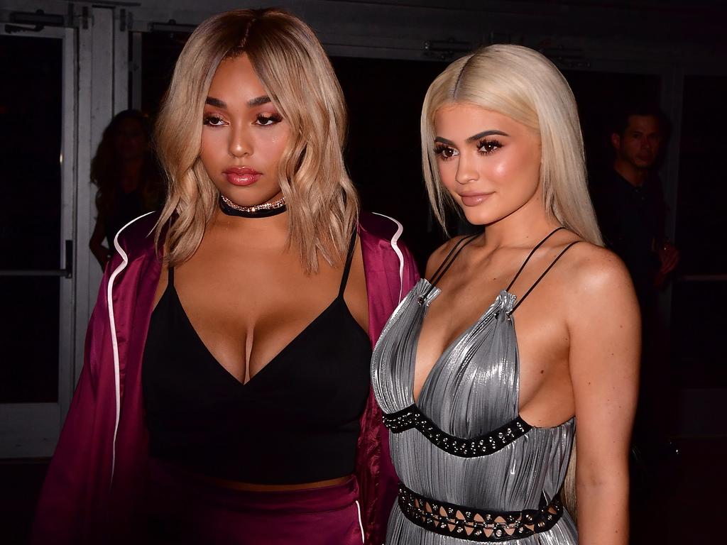 Jordyn Woods and Kylie Jenner. Picture: James Devaney/GC Images 