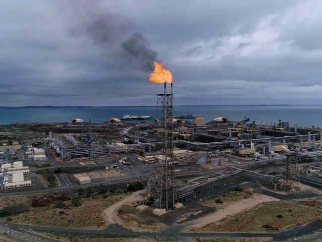 Woodside’s Karratha gas plant. Picture: Save Our Songlines