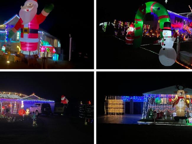 The Fraser Coast's Christmas lights display.