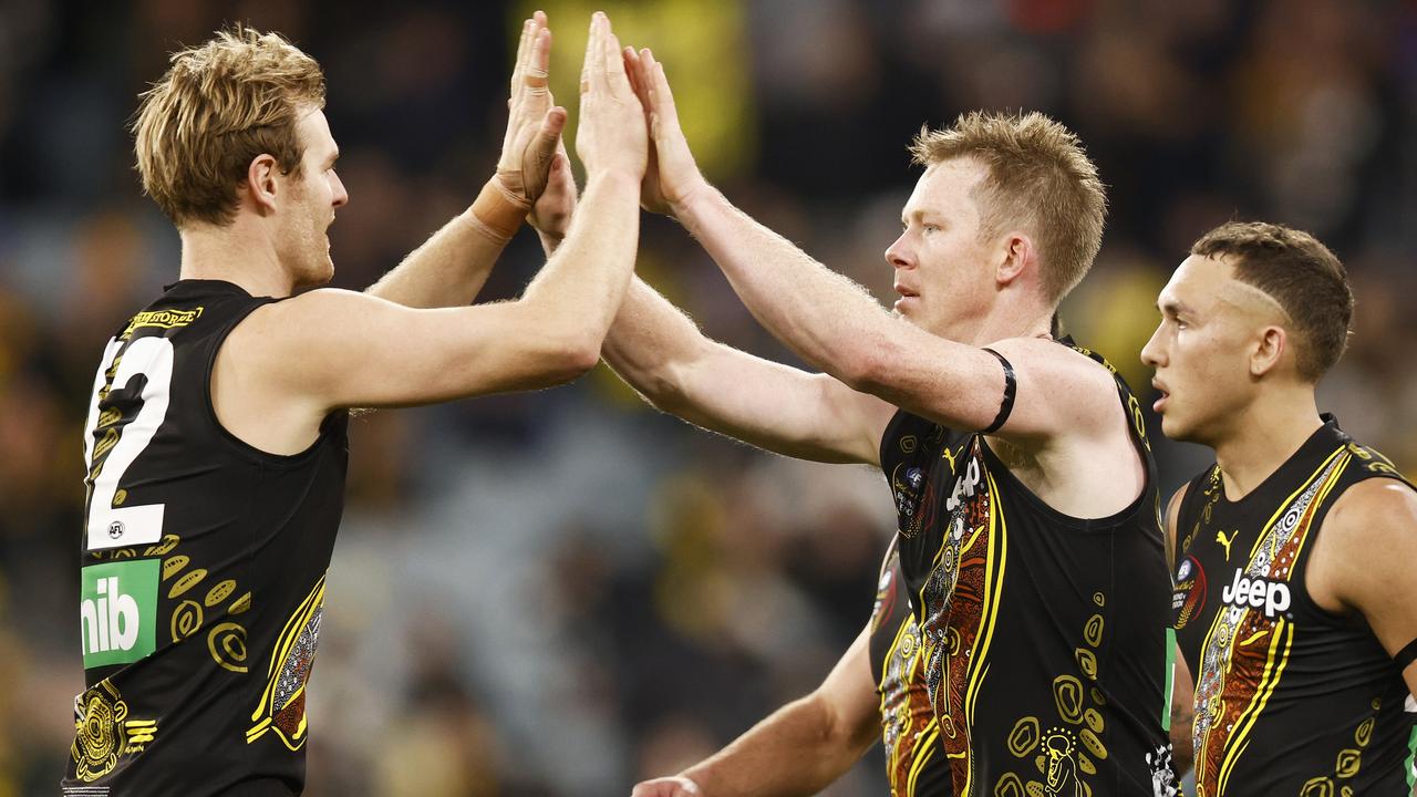 Jack Riewoldt’s 300th game will now be played without fans. Picture: Getty Images