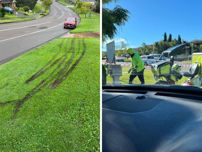 Neighbourhood row with postie explodes