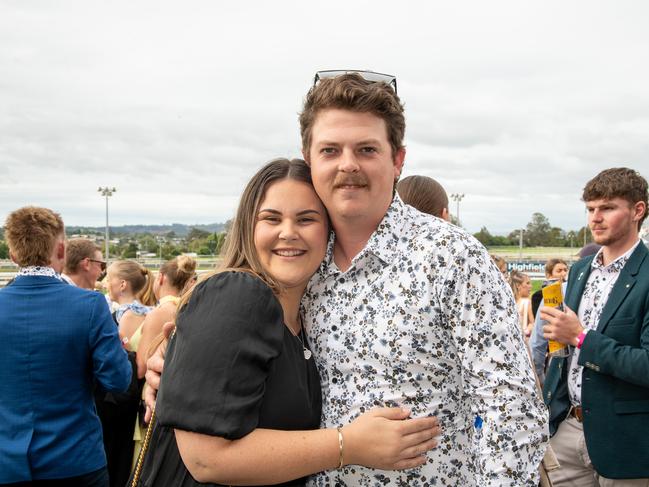 Grace Bowen and Dylan Causley. IEquine Toowoomba Weetwood Raceday - Clifford Park Saturday September 28, 2024 Picture: Bev Lacey