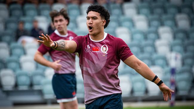 Queensland Reds under 18s v New South Wales under 18s. Picture courtesy of Tom Primmer/QRU.