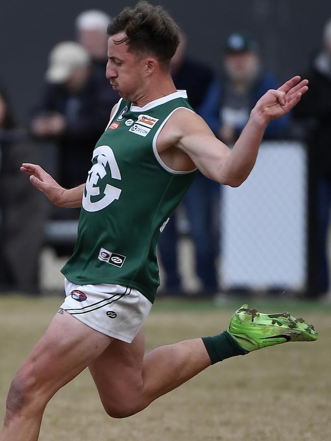 Greensborough captain Jack Johnston. Picture: Andrew Batsch