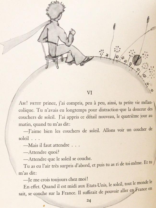 The 1943 edition of The Little Prince