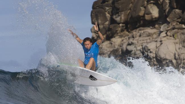 Keely Andrew during Maui Pro at Honolua Bay.