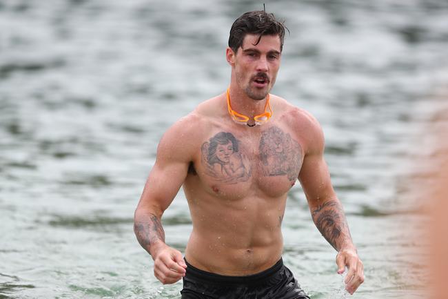 GOLD COAST, AUSTRALIA - JANUARY 23: Alex Sexton during a Gold Coast Suns AFL training session at Palm Beach Parklands on January 23, 2020 in Gold Coast, Australia. (Photo by Chris Hyde/Getty Images)