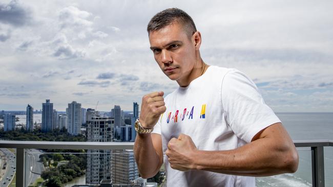 Boxer Tim Tszyu has moved to the Gold Coast for the final months of his preparations for the fight against Jeff Horn on August 26 to avoid NSW COVID-19 (coronavirus) outbreak. Picture: Jerad Williams