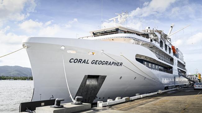 A seven-day trip to Lizard Island and Osprey Reef aboard the Coral Geographer was cancelled earlier this week.