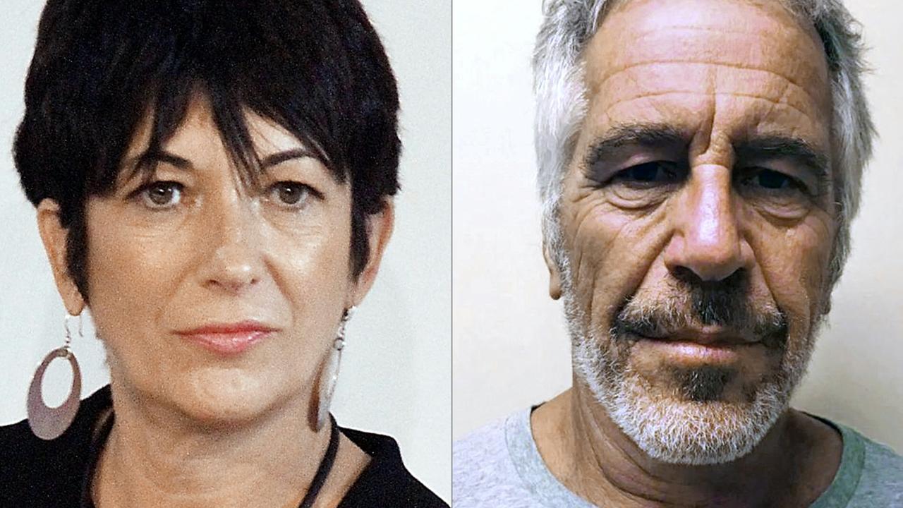 Ghislaine Maxwell and Jeffrey Epstein. Picture: AFP