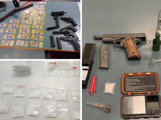 Cash, cocaine, firearms: Detectives bust alleged trafficking network