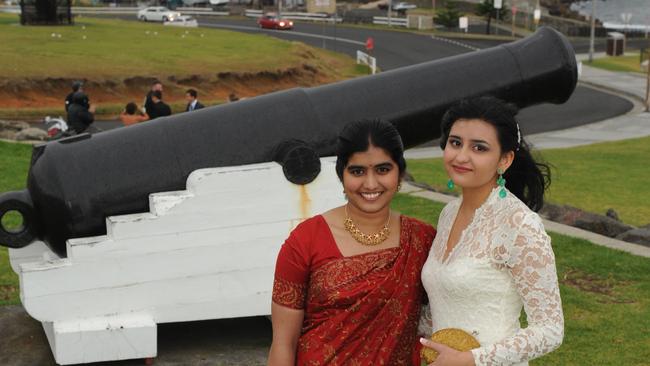 St Patrick’s College, Campbelltown year 12 students celebrating their formal in Wollongong in 2012.