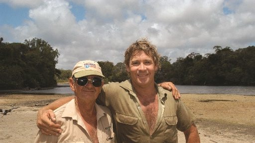 Bob Irwin and his Crocodile Hunter son Steve.