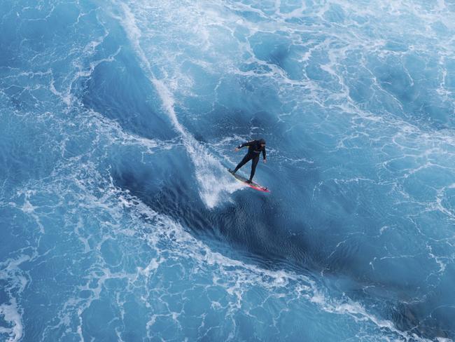 Ross Clarke-Jones surfs at Turtle Dove Shoal in Australia. Picture: Red Bull Content Pool.