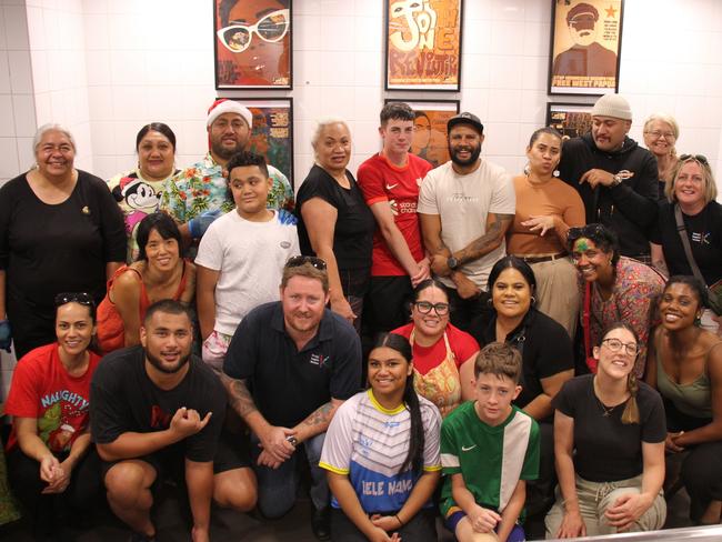 Alice Springs residents were treated to a free Christmas lunch, Christmas Day 2024, thanks to Treat me Good Cafe owner Shahnie Fitisemanu and her team of dedicated volunteers. Picture: Gera Kazakov