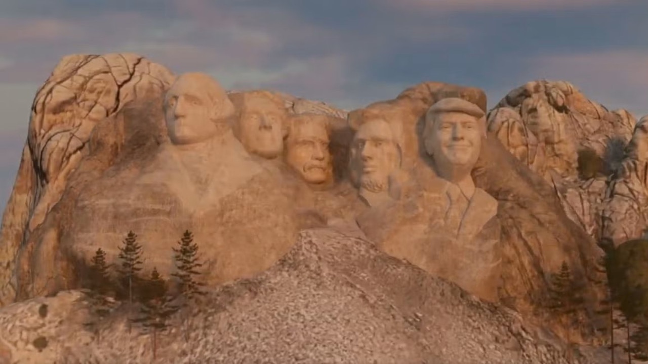 A new ad from the US lobby group The Heritage Foundation has praised President Trump’s first 50 days in office with an advert depicting his face etched into Mount Rushmore.