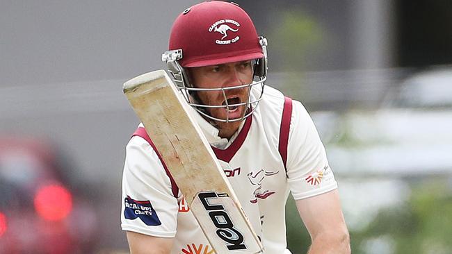 Cricket.  CTPL.  Clarence V University.  Justin Galeotti Clarence.  Picture: Nikki Davis-Jones