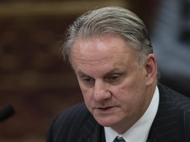 SYDNEY, AUSTRALIA - SEPTEMBER 24: Mark Latham speaks in the NSW Upper House on September 24, 2019 in Sydney, Australia. The Upper House of the NSW parliament is continuing to debate whether to decriminalise abortion.  The Reproductive Health Care Reform Bill 2019 - which was introduced by Independent Alex Greenwich and co-sponsored by 15 MPs from across all sides of politics - passed the NSW Legislative Assembly on 8 August.  If the bill passes, it will remove abortion from the Crimes Act and will regulate it as a medical procedure, with extra safeguards for abortions after 22 weeks' gestation. Abortions have been on the criminal code in NSW since 1900 with a penalty of 10 years in prison. (Photo by Brook Mitchell/Getty Images)