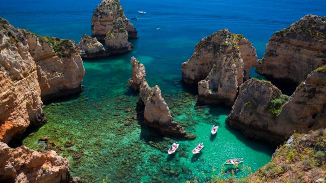 Best beaches in Portugal? The Algarve coast
Head directly to the south of Portugal for some of the region's most stunning beaches. 