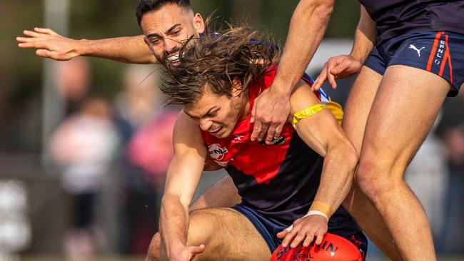 EFNL 2024: Beaconsfield coach Mick Fogarty says his side’s pressure was “enormous” on Saturday. Picture: Field of View Photography