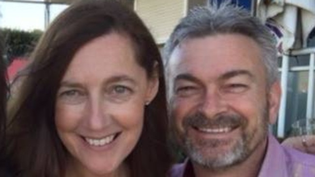 Karen Ristevski with husband Borce. Picture: Supplied