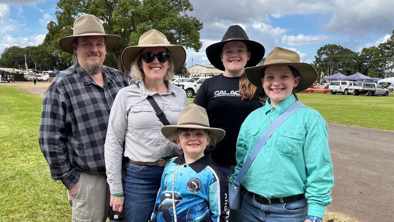 The Hawke family at the Kingaroy Show on Saturday, May 3 2025.
