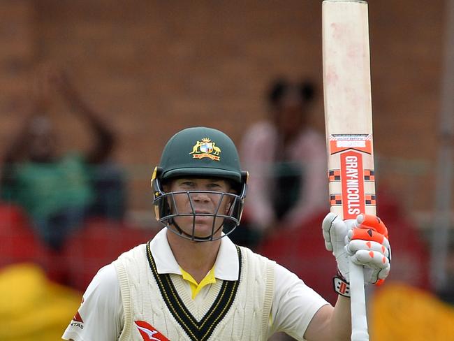 David Warner mad a fighting half century in Australia’s first innings.