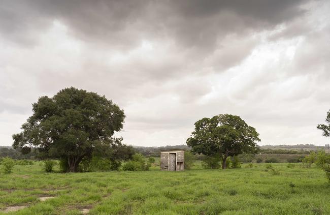 The rural backdrop of the proposed function centre, which would be inside the refurbished rotolactor. Picture: Matthew Vasilescu