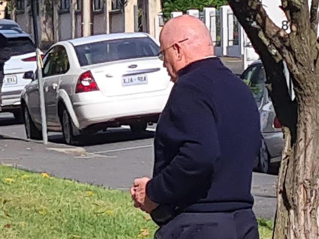 Robert Haydon Aldersey pleaded guilty to assaulting a colleague at the Mount Gambier Magistrate Court on Thursday. Picture: Jessica Ball