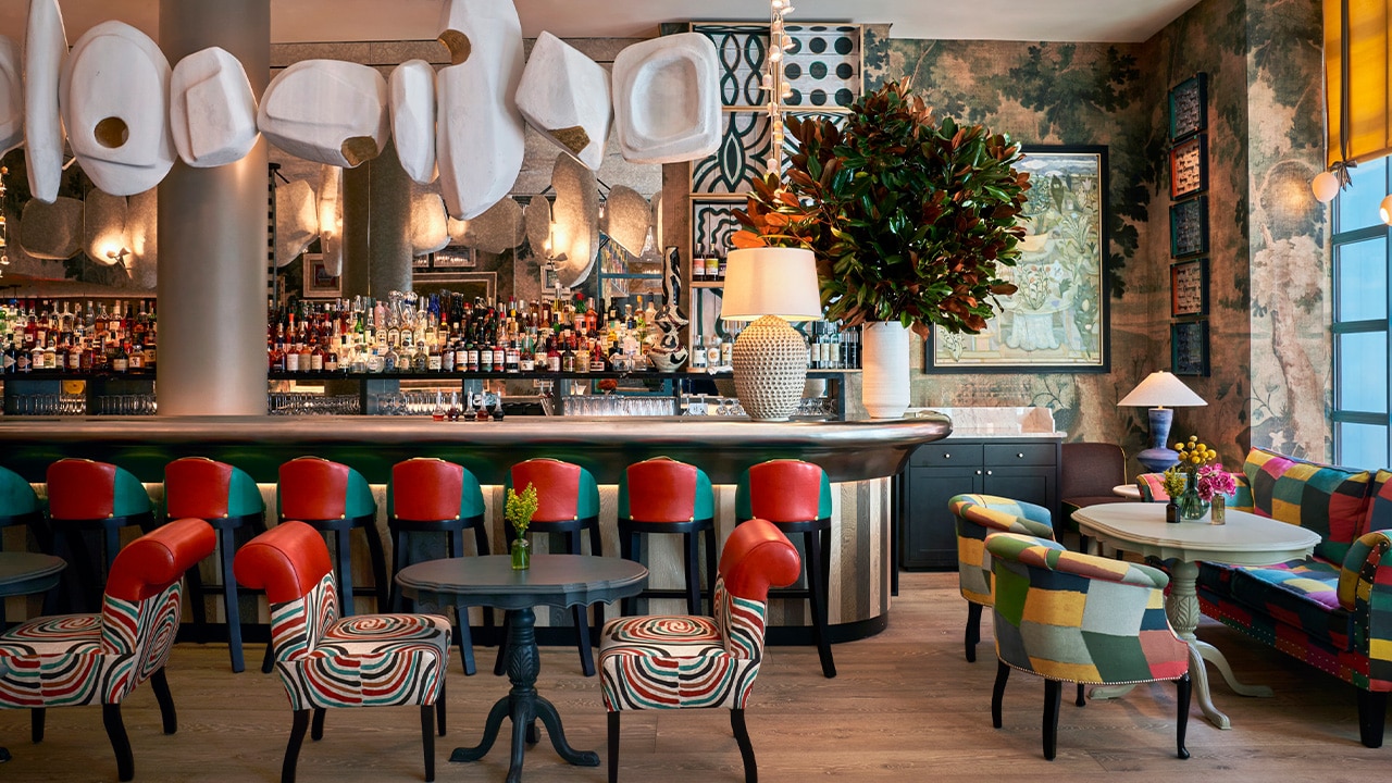 <h2>5. Wild interiors are the new black</h2><p>Forget quiet luxury &ndash; hotels are entering their everything, everywhere all at once era. Maximalist interiors pairing art, colour and texture &ndash; and often designed by well-known creatives &ndash; are redefining the hotel experience.</p><p>No two rooms are the same at the riotous new 69- room <a href="https://www.firmdalehotels.com/hotels/new-york/warren-street-hotel/" target="_blank" rel="noopener">Warren Street Hotel</a> in New York City&rsquo;s Tribeca, where British designer Kit Kemp has unleashed her eclectic style to hypnotic effect. At the intricate <a href="https://www.escape.com.au/destinations/europe/france/paris/le-grand-marazin-in-paris-is-parfait-for-luxury-travellers/news-story/4e2ad0740977c73863ea218001051812">Le Grand Mazarin</a> in Paris, the interiors are a play on French classicism with the perfect m&eacute;lange of colours, textures and materials.</p><p>In New Zealand, boutique <a href="https://travel.escape.com.au/accommodation/detail/naumi-studio-wellington?HotelCode=03152882">Naumi Studio Wellington</a> is adorned with the works of local artists and designers. And it&rsquo;s all about &ldquo;gritty glamour&rdquo; at London&rsquo;s Studio 54-inspired <a href="https://travel.escape.com.au/accommodation/detail/broadwick-soho?HotelCode=0169638437">Broadwick Soho</a>, which boasts leopard-print seating and a display cabinet of artistic ceramic plates in the reception.</p><p><em>Pictured: Warren Street Hotel, New York</em></p>