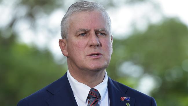 Michael McCormack — the Veterans’ Affairs Minister touted as most likely to succeed Barnaby Joyce — has fuelled leadership speculation. Picture: Keri Megelus