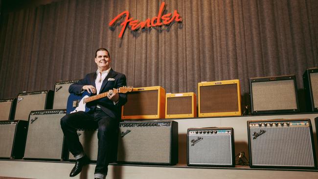 Edward 'Bud' Cole, president of Fender Asia Pacific, photographed at the Fender Flagship Tokyo store in June 2023. Picture: supplied