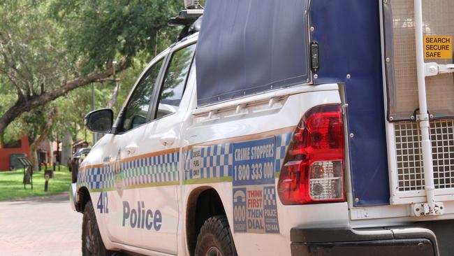 Northern Territory police in Alice Springs, Todd Mall. Picture: Gera Kazakov generic NT Police NTPFES