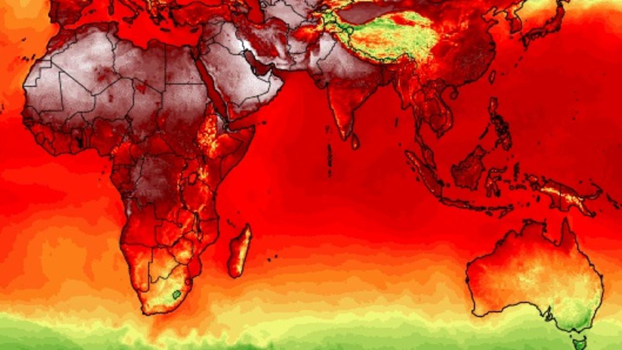 Sydney weather Global heat map shows recordbreaking heat across the