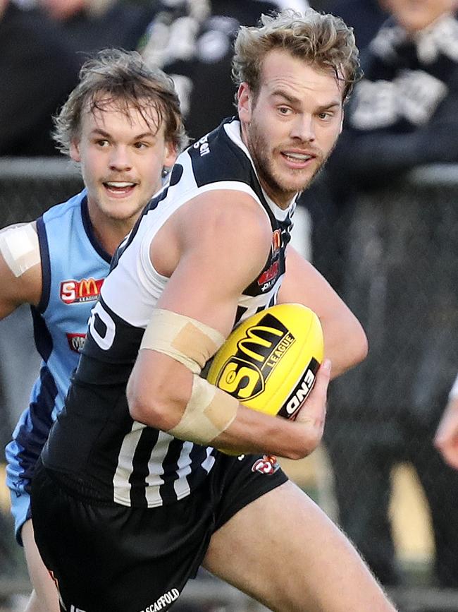 Jack Watts in the SANFL. Picture: Sarah Reed