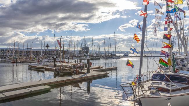 Australian Wooden Boat Festival on Hobart’s waterfront. Picture: Antje Worledge, BALLANTYNE Photography/AWBF