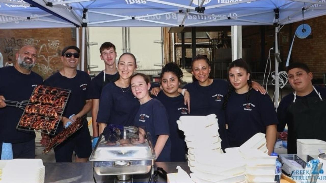 Paul Papacosta (far left) with the Fish in the Family team.