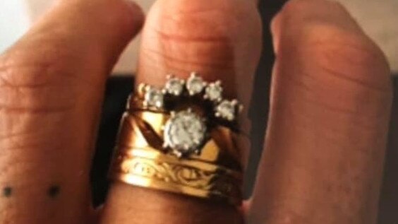 Mrs Stevenson is hoping members of the public will help her track down her late mother’s engagement ring and eternity ring after they were stolen in a break in at Pacific Pines. Photo: Supplied