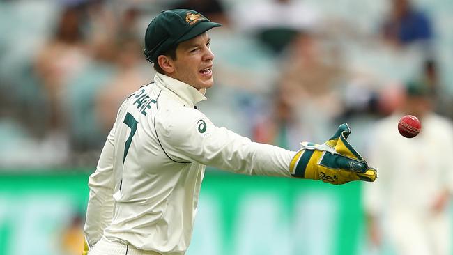 Tim Paine says he’s happy to cop the heat for Mitch Starc’s wayward spells on day five.