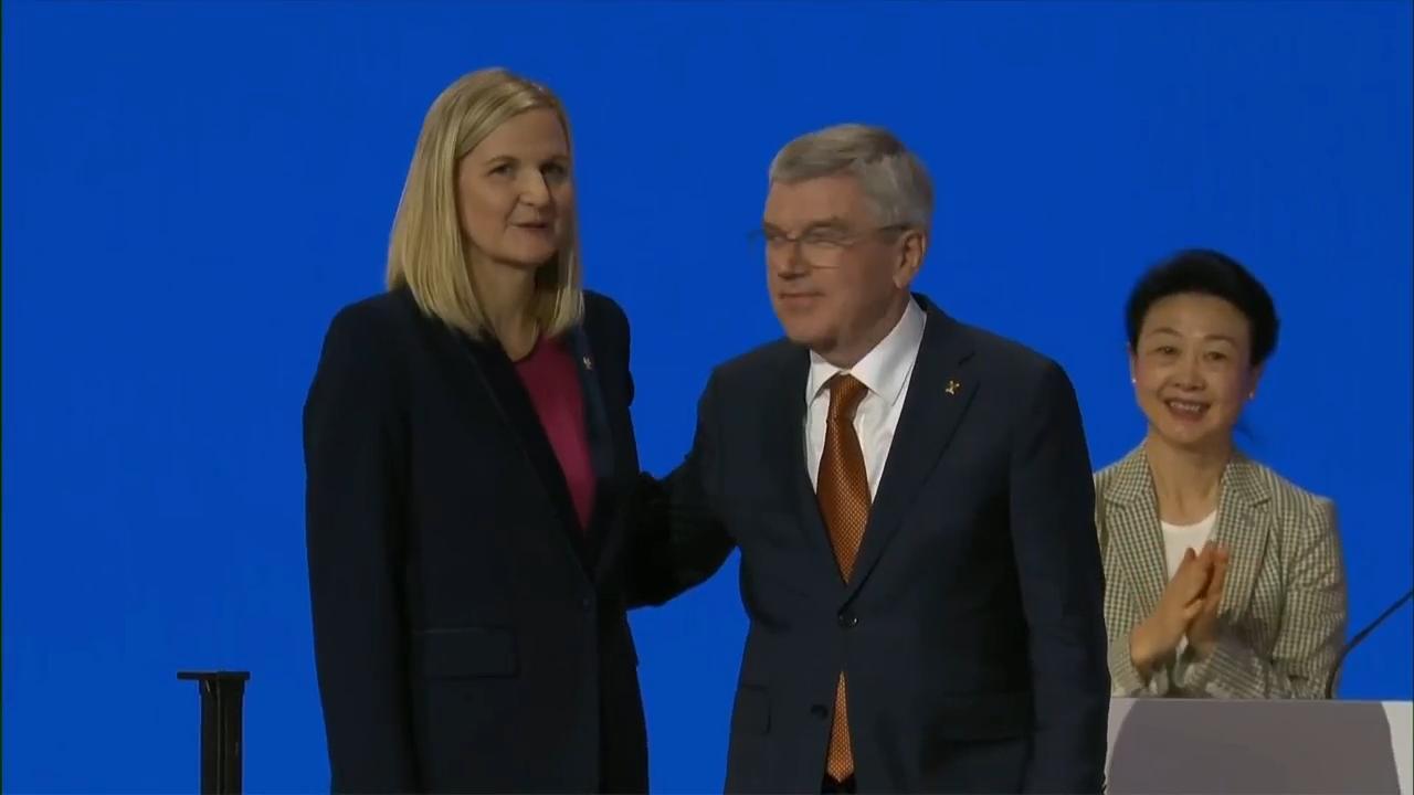 Kirsty Coventry on 'extraordinary moment' after being announced as new IOC president