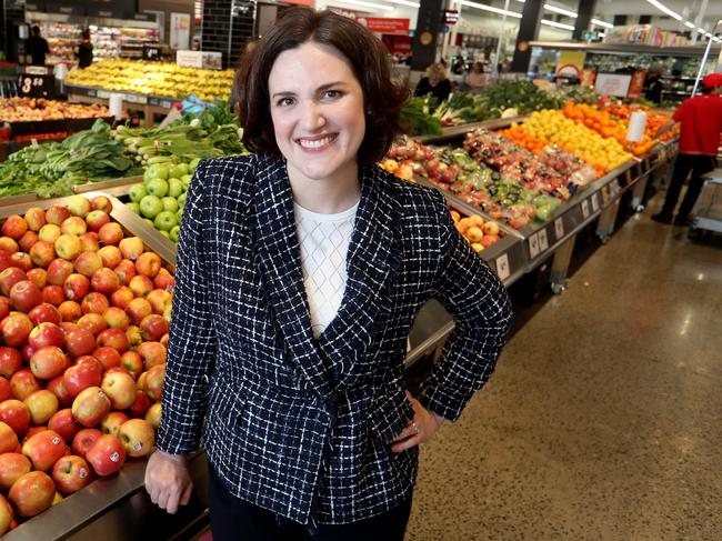 Coles Chief Executive of Commercial and Express Leah Weckert. Picture: David Geraghty / The Australian.